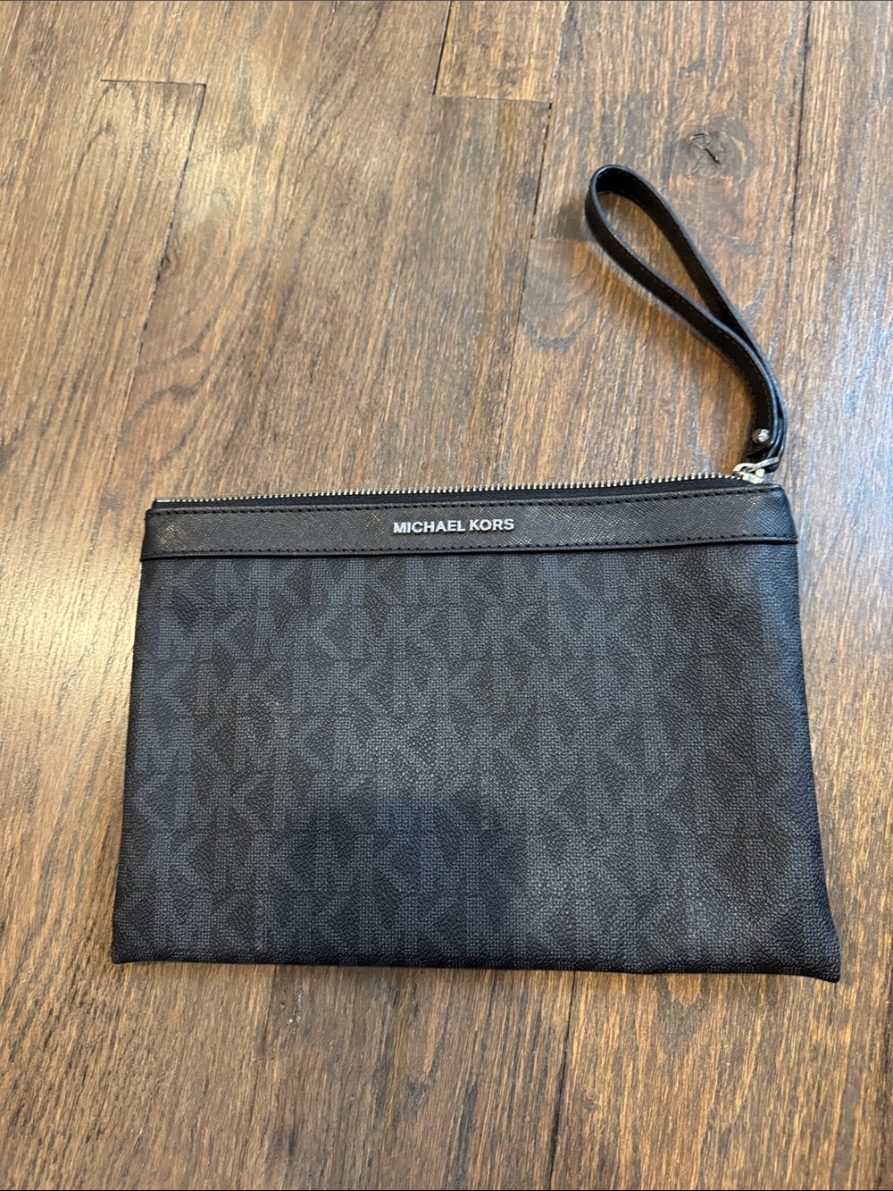 Michael Kors Black Wristlet Pouch